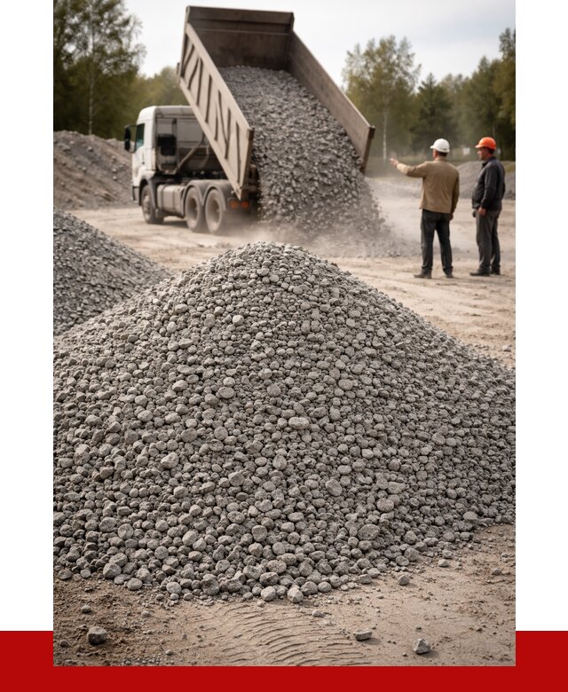 Гранитный щебень фракция 0-5 в Новошахтинске от 3021 руб ПРОНЕРУДНвш