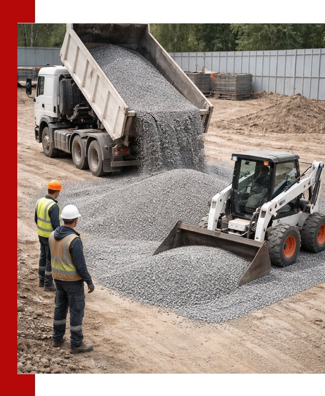 Доставка и продажа гранитного щебня фракции 0-5 в Новошахтинске