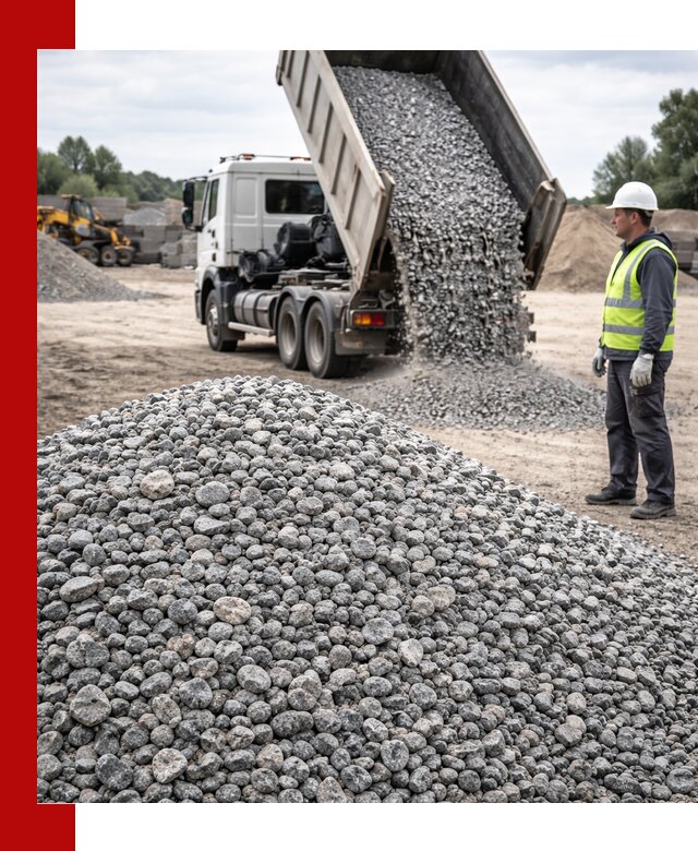 Доставка и продажа гранитного щебня фракции 5-20 в Новошахтинске