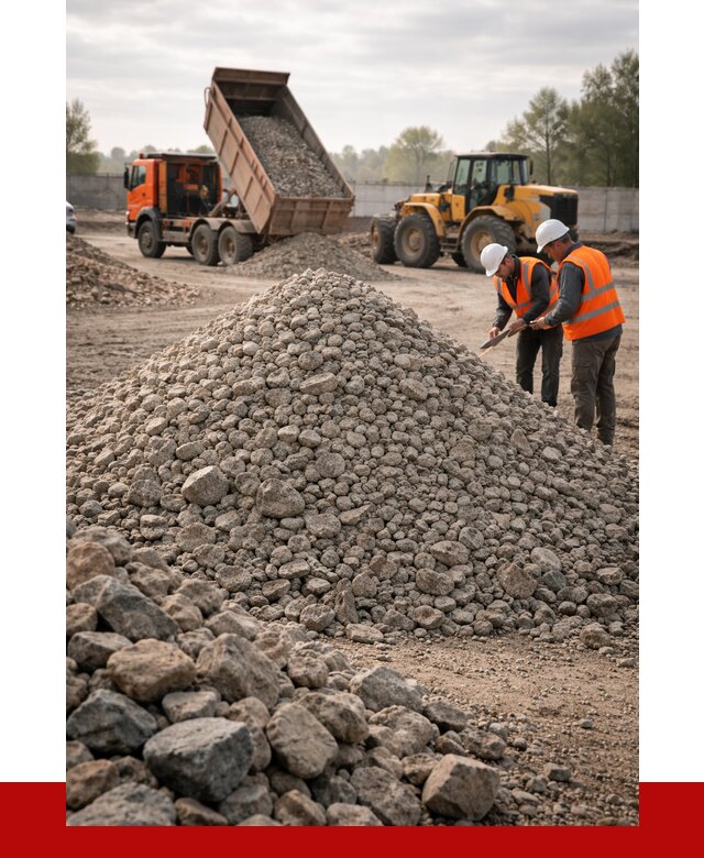 Гранитный щебень фракция 40-70 в Новошахтинске от 2604 руб ПРОНЕРУДНвш