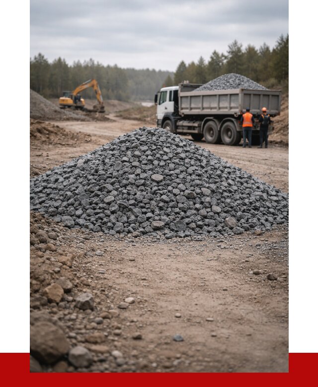 Щебень габбро диабаз фракция 40-70 в Новошахтинске от 2292 р-ПРОНЕРУДНвш