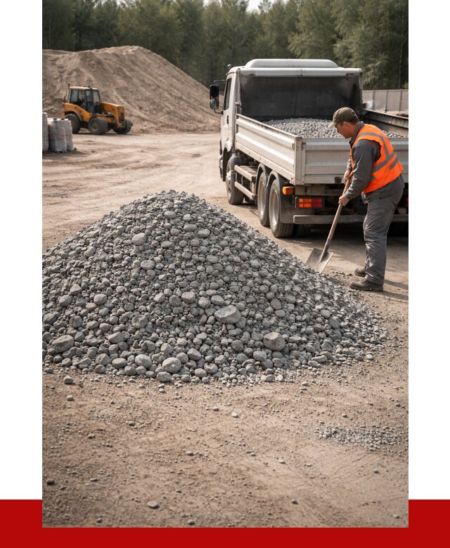 Гравийный щебень фракция 5-10 в Новошахтинске от 2292 р. | ПРОНЕРУДНвш