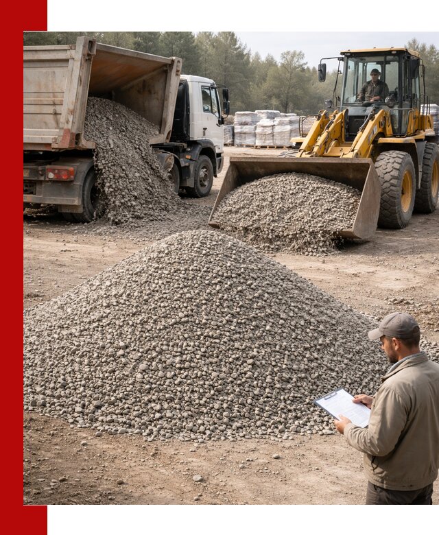 Гравийный щебень фракция 5–10 с доставкой в Новошахтинске