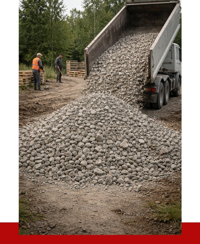 гравийный щебень фракция 70-120 в Новошахтинске от 2552 р. ПРОНЕРУДНвш