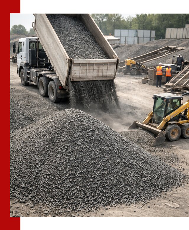 Вторичный щебень фракция 0–5 с доставкой в Новошахтинске