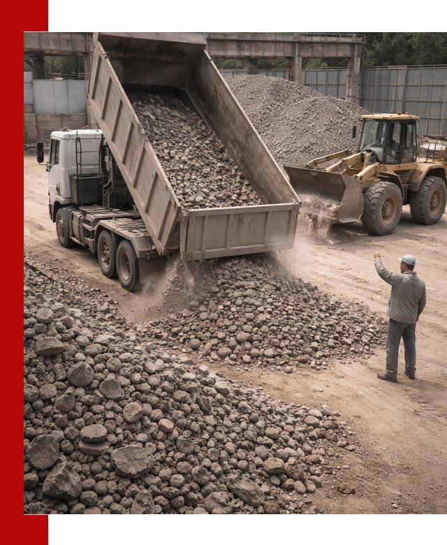 Вторичный щебень фракция 20-40 с доставкой в Новошахтинске