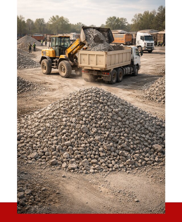 Вторичный щебень фракция 40-70 в Новошахтинске от 1812 р, ПРОНЕРУДНвш