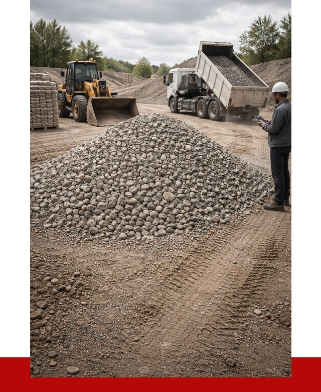 Купить бетонный щебень в Новошахтинске, от 3333 р. ПРОНЕРУДНвш