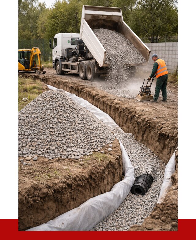 Щебень для дренажа в Новошахтинске от 1927 р., ПРОНЕРУДНвш доставка