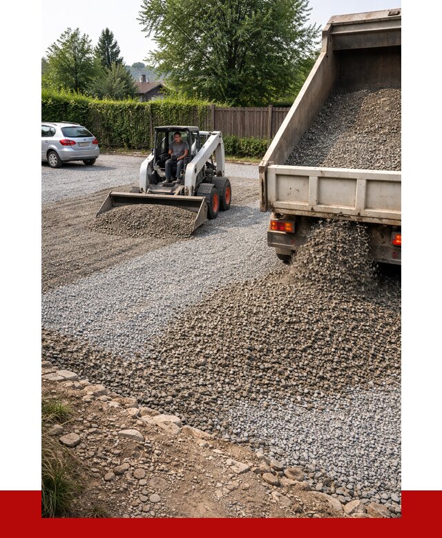 Щебень для парковки в Новошахтинске с доставкой от 1250 р.| ПРОНЕРУДНвш