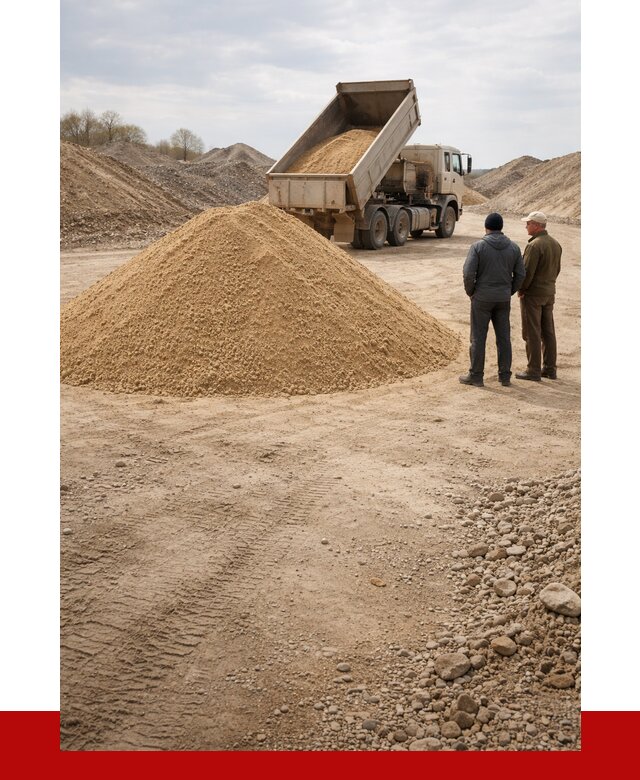 Карьерный песок крупнозернистый в Новошахтинске от 8854 р | ПРОНЕРУДНвш