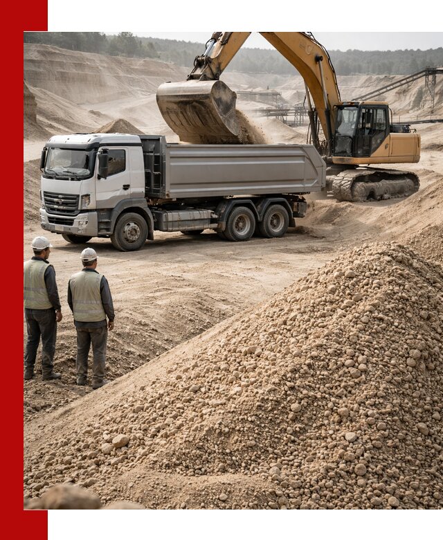 Карьерный крупнозернистый песок с доставкой в Новошахтинске