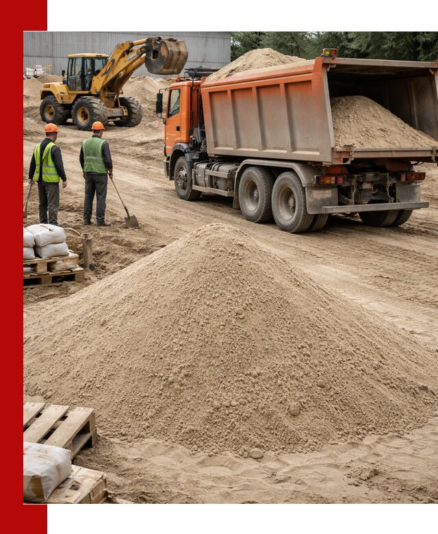 Доставка и продажа мытого речного песка в Новошахтинске