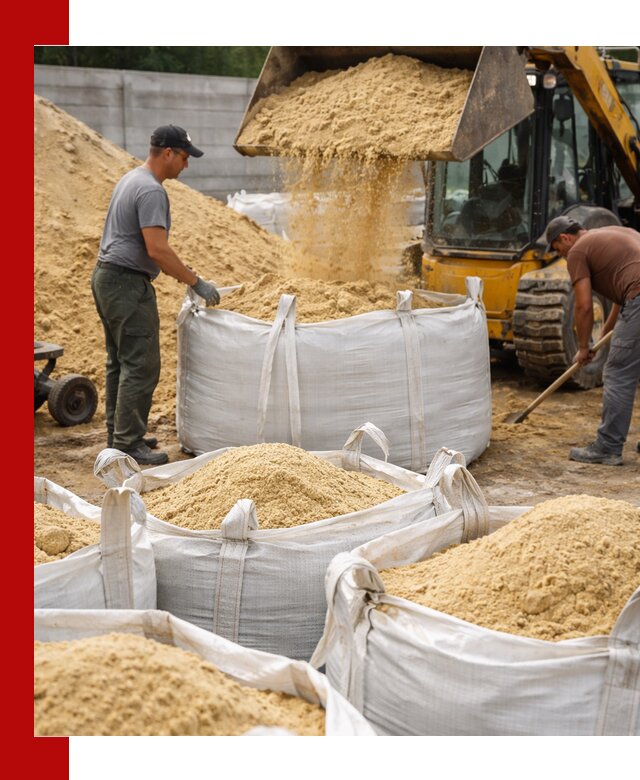 Поставка качественного песка для кладки в Новошахтинске