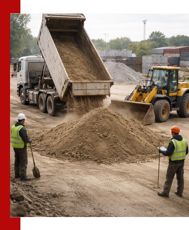 Доставка и продажа пескогрунта оптом и в розницу в Новошахтинске