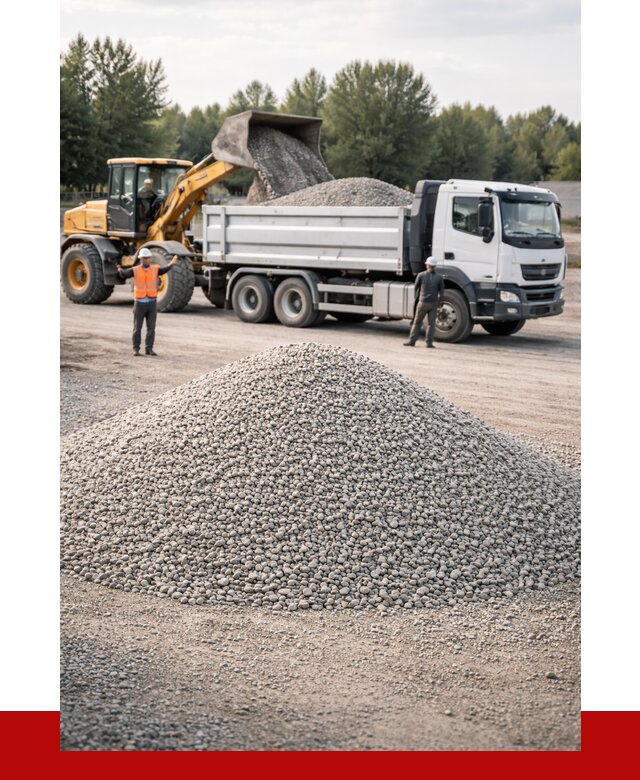 Купить мытый гравий в Новошахтинске от 3646 р, доставка ПРОНЕРУДНвш