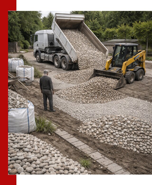 Доставка морской гальки оптом и в розницу в Новошахтинске