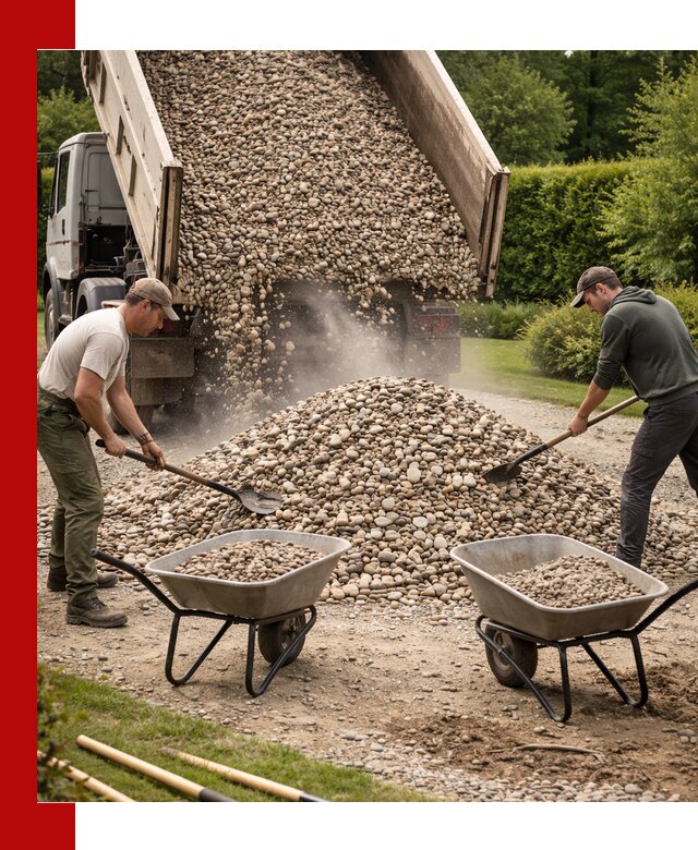 Доставка и продажа декоративной гальки в Новошахтинске