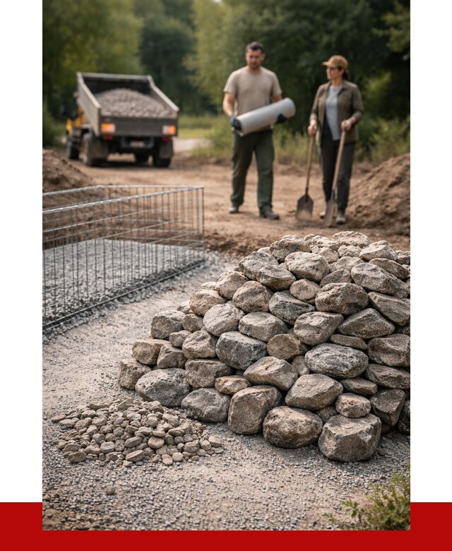 Камень для габионов фракция 100-200 в Новошахтинске от 5000 р. | ПРОНЕРУДНвш