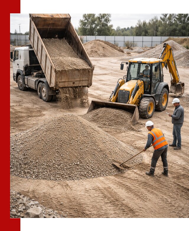 Поставка и доставка ПГС С4 в мешках и самосвалах в Новошахтинске