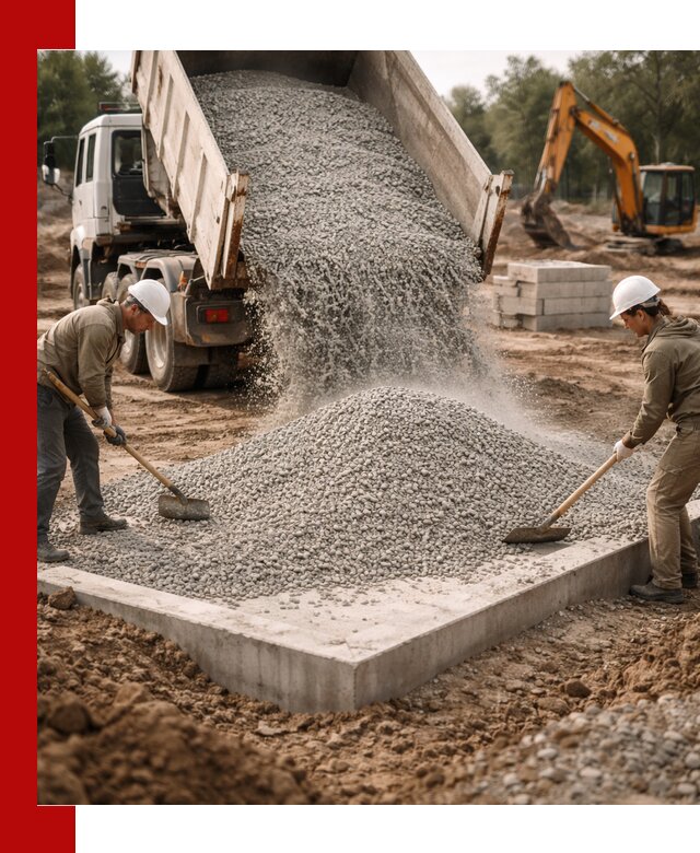 Доставка и продажа отсева для бетона в Новошахтинске