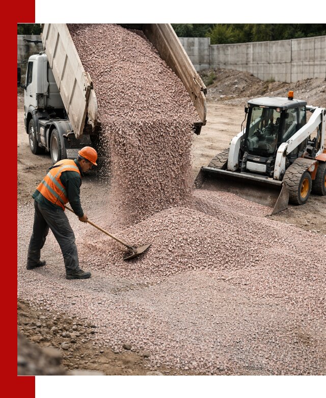 Крошка розовый гранит с доставкой в Новошахтинске от производителя