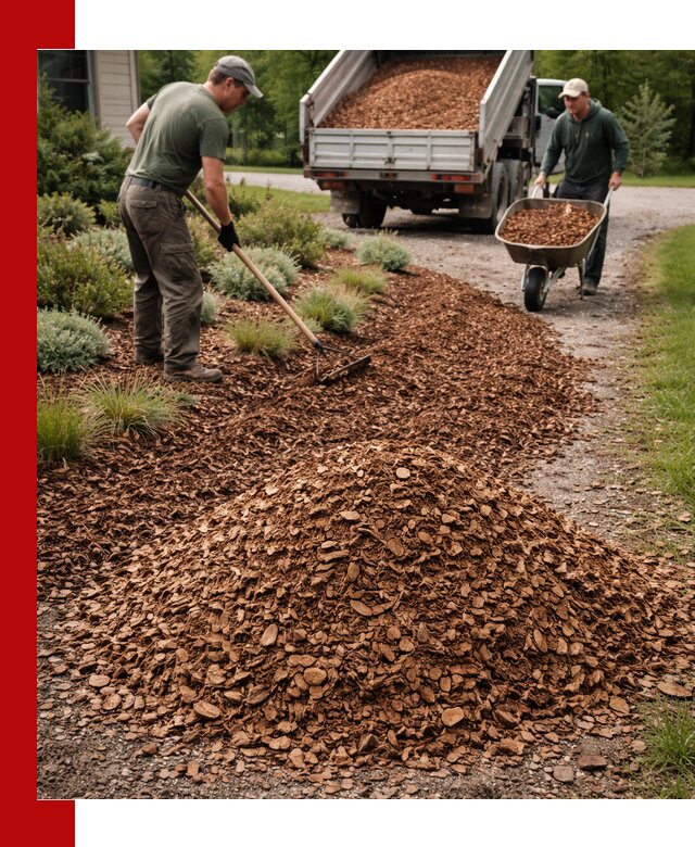 Крошка для мульчирования с доставкой в Новошахтинске