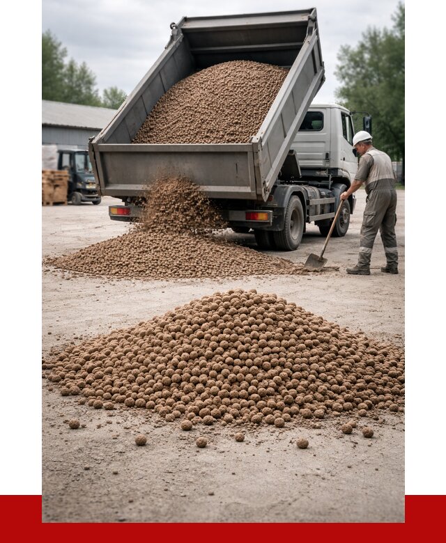 Керамзит с доставкой в Новошахтинске от 4375 р. за м3 | ПРОНЕРУДНвш