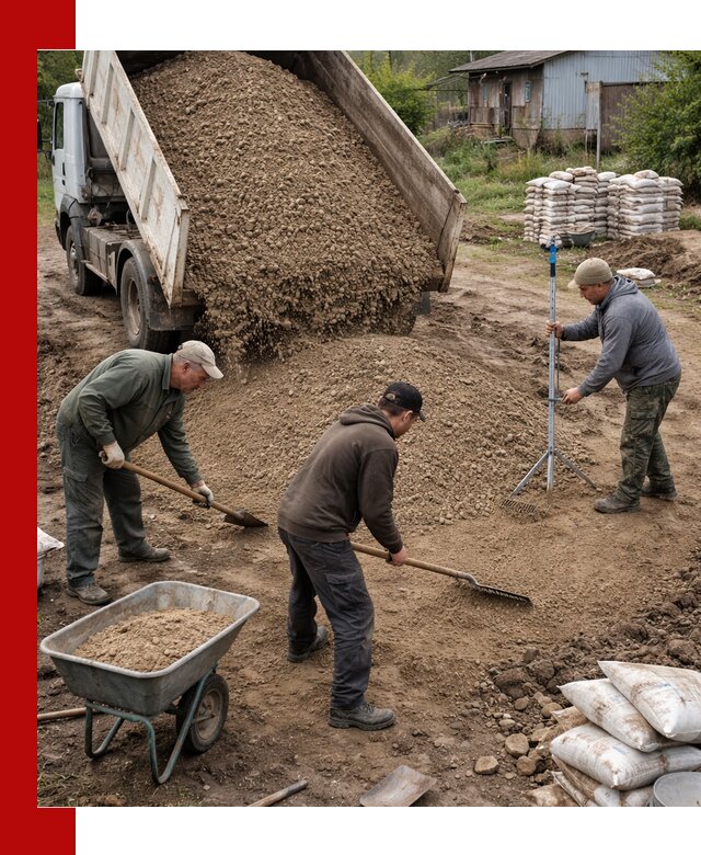 Керамзитовый песок с доставкой в Новошахтинске оптом и в розницу