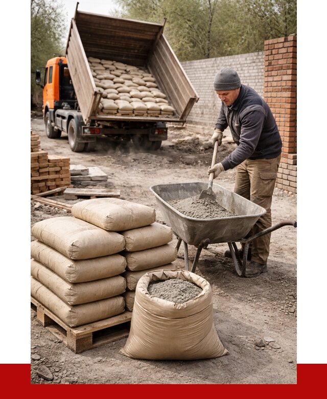 Купить сухую смесь для кладки в Новошахтинске от 1250 р. | ПРОНЕРУДНвш