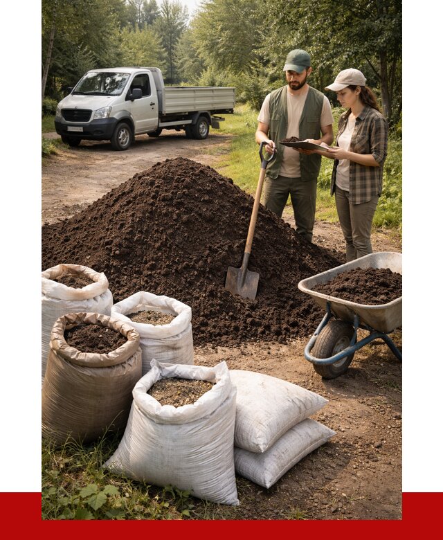 Купить грунт с доставкой в Новошахтинске от 4687 р. за м3 | ПРОНЕРУДНвш