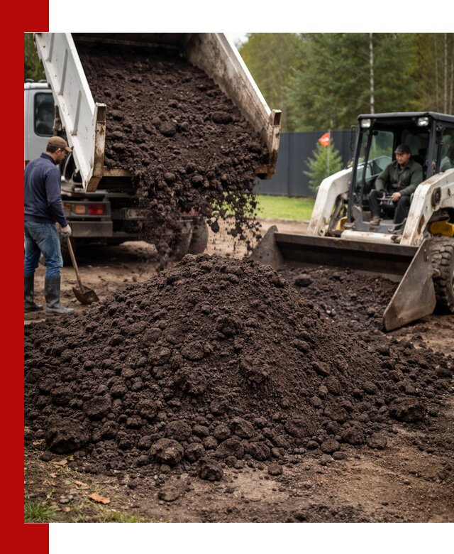 Плодородный грунт с доставкой в Новошахтинске для садов и огородов