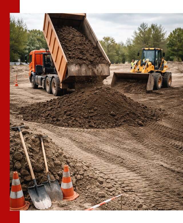 Поставка и доставка планировочного грунта в Новошахтинске