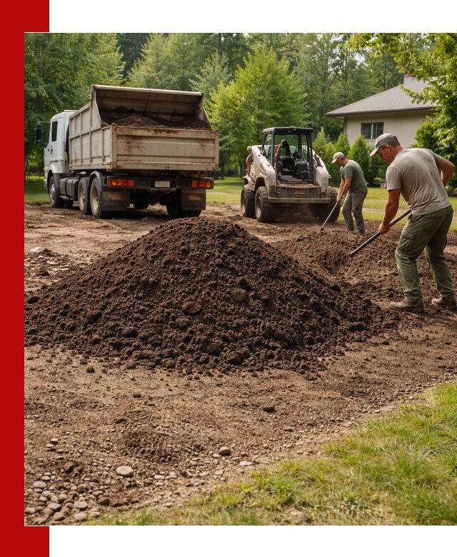 Доставка и укладка грунта для газона в Новошахтинске