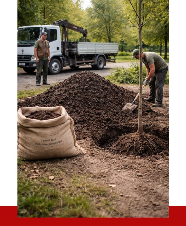 Грунт для посадки деревьев в Новошахтинске от 1250 р. | ПРОНЕРУДНвш