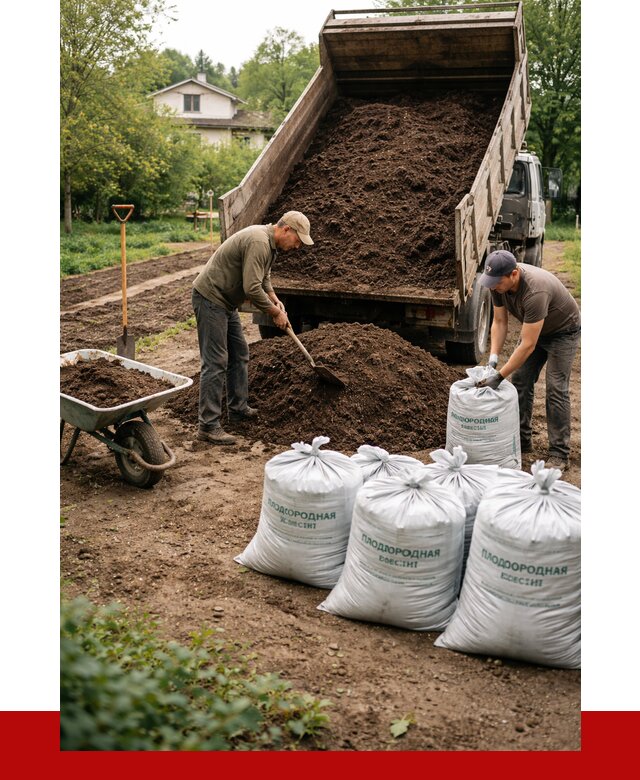 Плодородная смесь в Новошахтинске от 4375 р./куб с доставкой | ПРОНЕРУДНвш