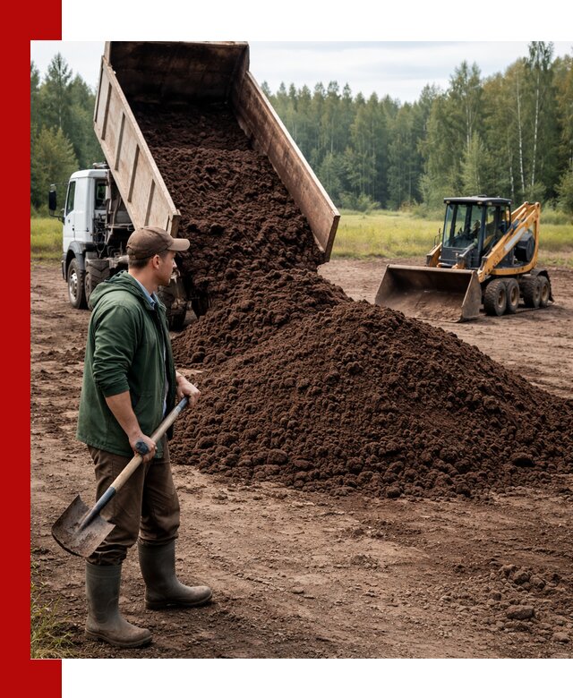 Купить верховой торф с доставкой в Новошахтинске для садоводства и растений