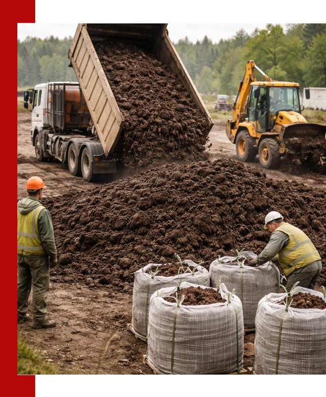 Доставка нейтрального торфа в Новошахтинске оптом и в розницу