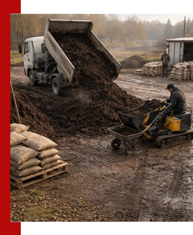 Кислый торф в доставке по выгодным ценам в Новошахтинске