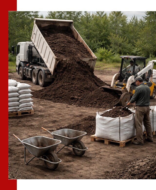 Доставка и продажа торфогрунта в Новошахтинске оптом и в розницу