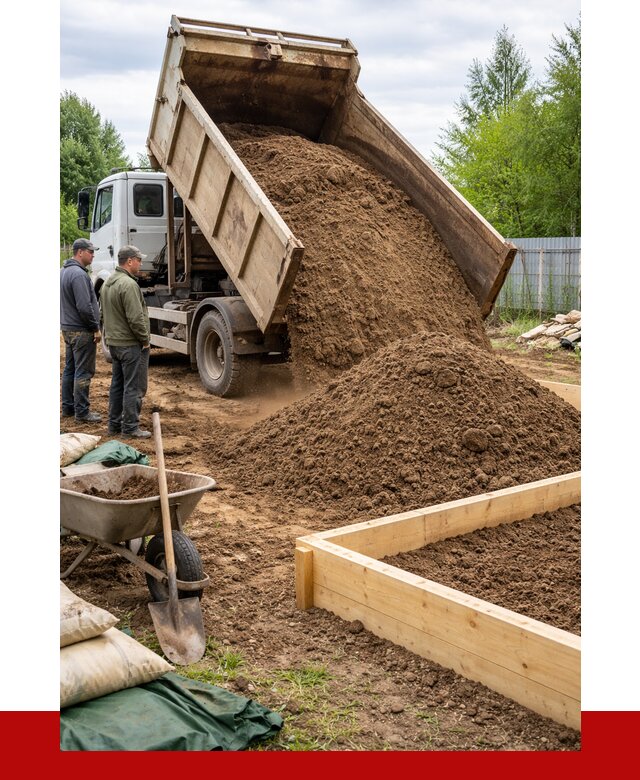 Торфо песчаная смесь в Новошахтинске с доставкой от 1927 р. | ПРОНЕРУДНвш