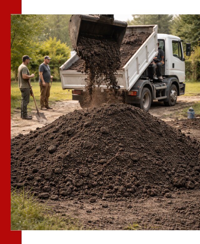 Доставка и продажа чернозема в Новошахтинске оптом и в розницу