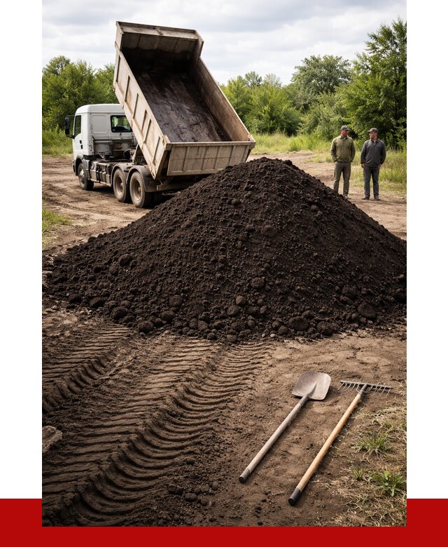 Купить чернозем навалом в Новошахтинске от 1250 р. за куб | ПРОНЕРУДНвш