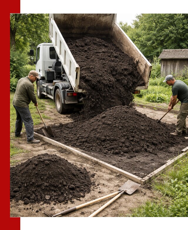 Купить чистый чернозем для огорода с доставкой в Новошахтинске