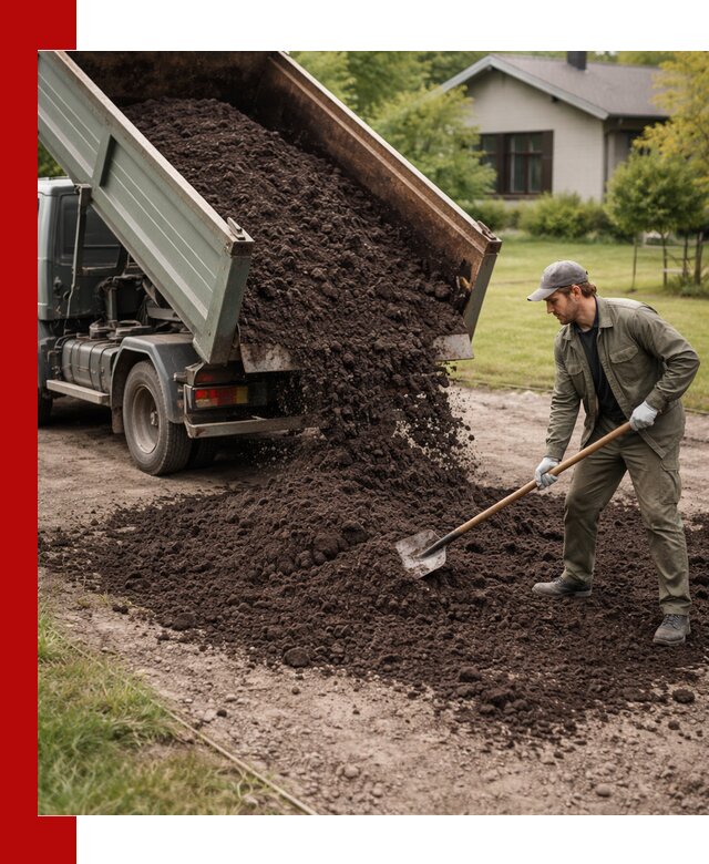 Чернозем для газона с доставкой в Новошахтинске быстро и качественно