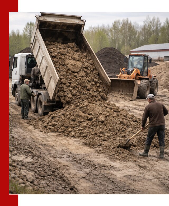 Доставка глин и суглинков в Новошахтинске оптом и вкрай