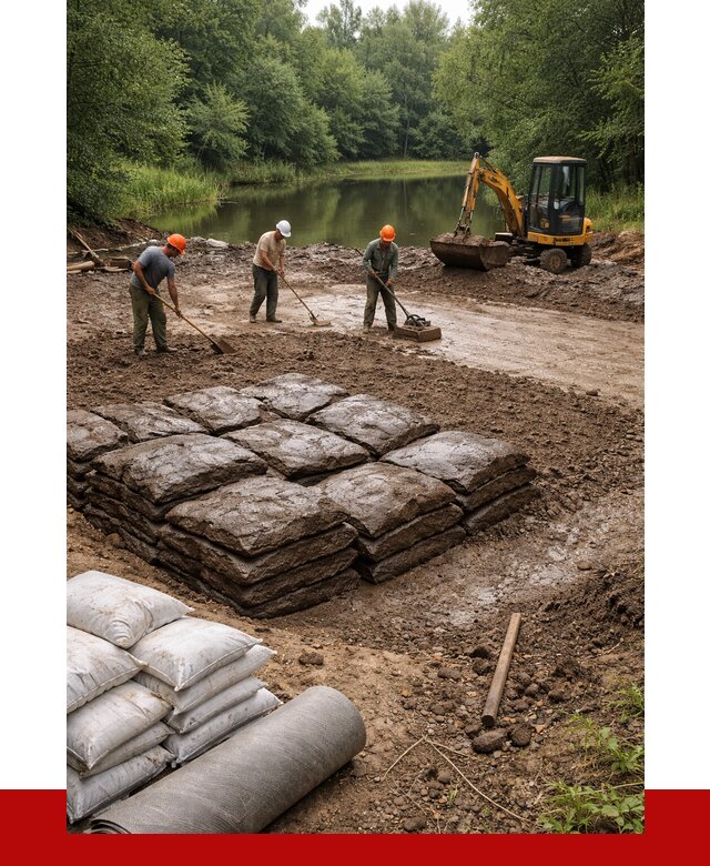 Купить глину для пруда в Новошахтинске от 4687 р. с доставкой | ПРОНЕРУДНвш