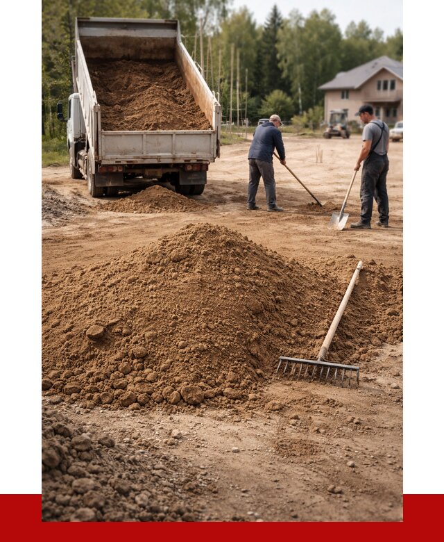 Суглинок для планировки в Новошахтинске с доставкой от 4375 р. | ПРОНЕРУДНвш