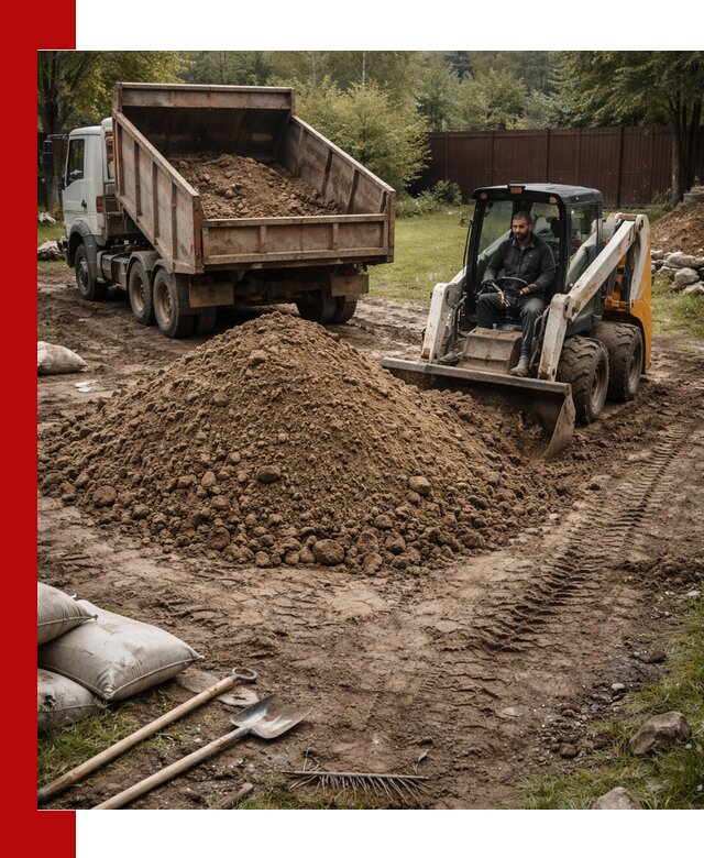 Суглинок для планировки участков в Новошахтинске с доставкой и выгрузкой