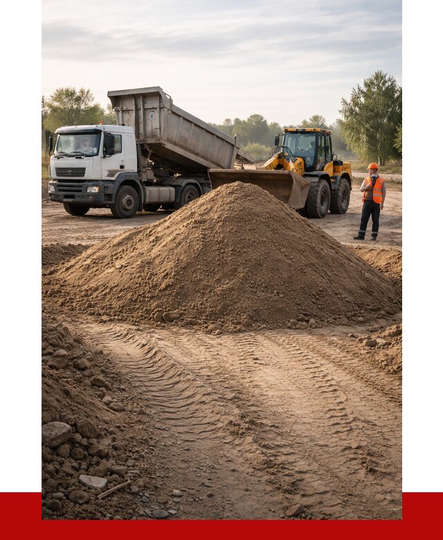 Купить песчаный грунт с доставкой в Новошахтинске от 4375 р. | ПРОНЕРУДНвш